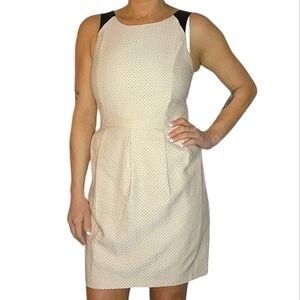 Kensie Sheath Tank Dress Size Medium Pleated Black Sleeveless Midi Back Zip